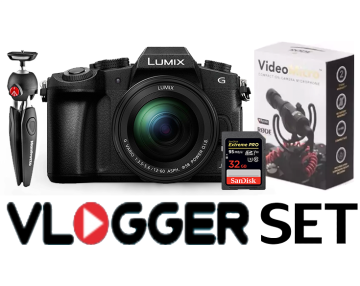 Panasonic Lumix G80 Lumix 12-60mm Lensli Vlogger Set