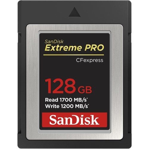 SanDisk 128GB 1700MB/s Extreme PRO CFexpress Type B Hafıza Kartı