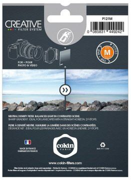 Cokin Graduated Neutral Density Grey G2 Medium (ND4) (0.6) P121 M