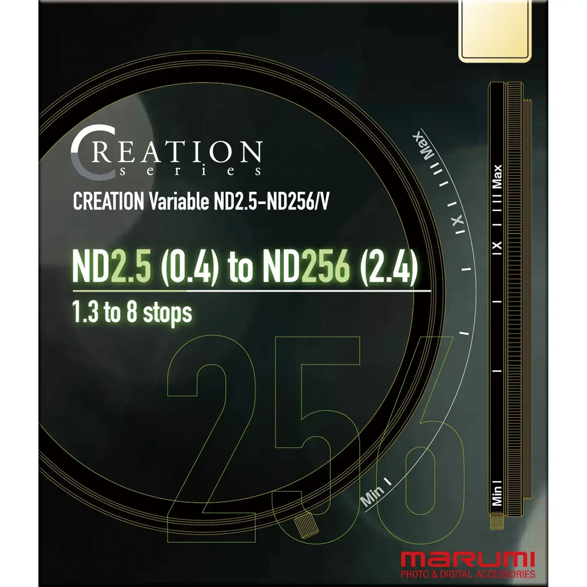 Marumi CREATION Variable ND2.5-ND256/V 77 mm