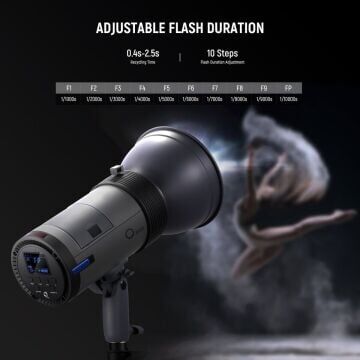 Neewer Q300 300W Akülü Flaş