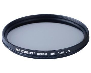 K&F Concept 67mm Polarize HD Slim Filtre