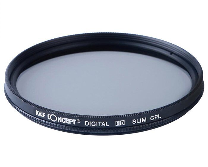 K&F Concept 55mm Polarize HD Slim Filtre