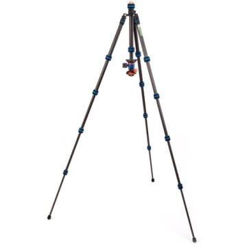 3 Legged Thing Punks Brian 2.0 Carbon Fiber Monopod Özellikli Tripod ve AirHed Neo 2 Kafa (Blue)