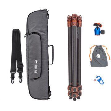 3 Legged Thing Equinox Winston Monopod Özellikli Carbon Fiber Tripod ve AirHed 360 Kafa
