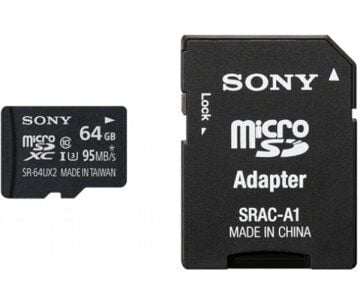 Sony 64GB 95mb/s MicroSD (SR64UX2) Hafıza Kartı