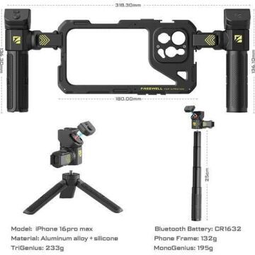 Freewell Genius Rig Cage for iPhone 16 Pro Max