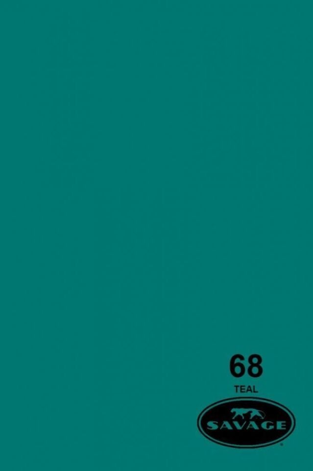 Savage (U.S.A) Stüdyo Kağıt Fon Teal 271x1100 cm