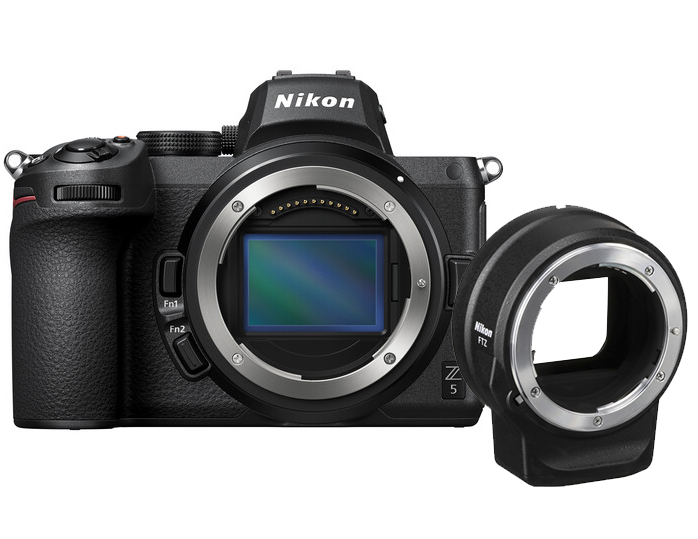 Nikon Z5 Body + Nikon FTZ II Mount Adaptör