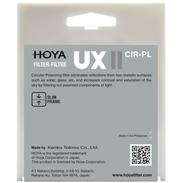 Hoya 40.5mm UX II Circular Polarize Filtre