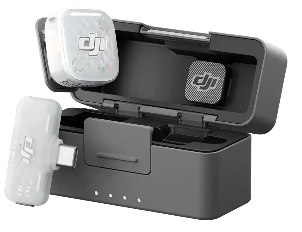 DJI Mic Mini 2S (1TX + 1 Mobile RX + Şarj Kutusu)