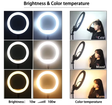OEM 18 inch Led Kumandalı Soft Ring Light (Ayak ve Çanta Dahil)