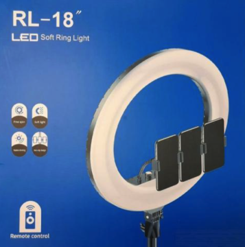 OEM 18 inch Led Kumandalı Soft Ring Light (Ayak ve Çanta Dahil)