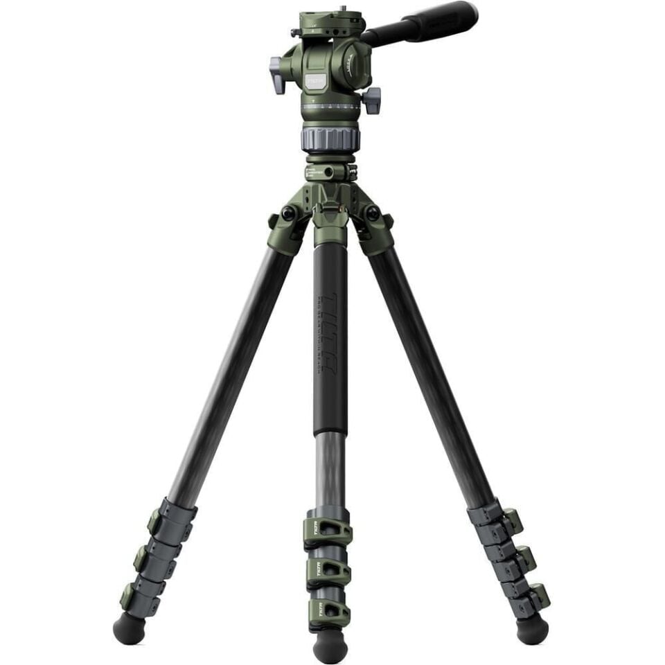 Tilta Travel Video Fluid Head With 3 Stage - Forest Green Tt-Vt05-Fb-Fg