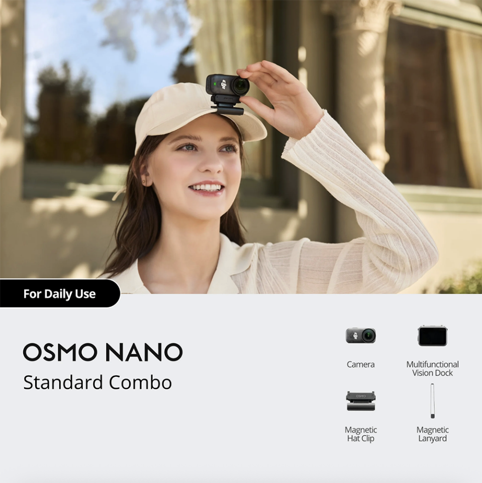 DJI Osmo Nano Standard Combo Aksiyon Kamerası (64 GB)