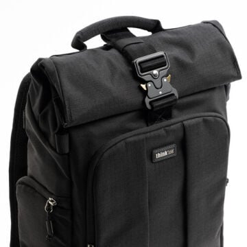 ThinkTank FocusPoint Rolltop Kamera Sırt Çantası (Asphalt Black, 30 L)