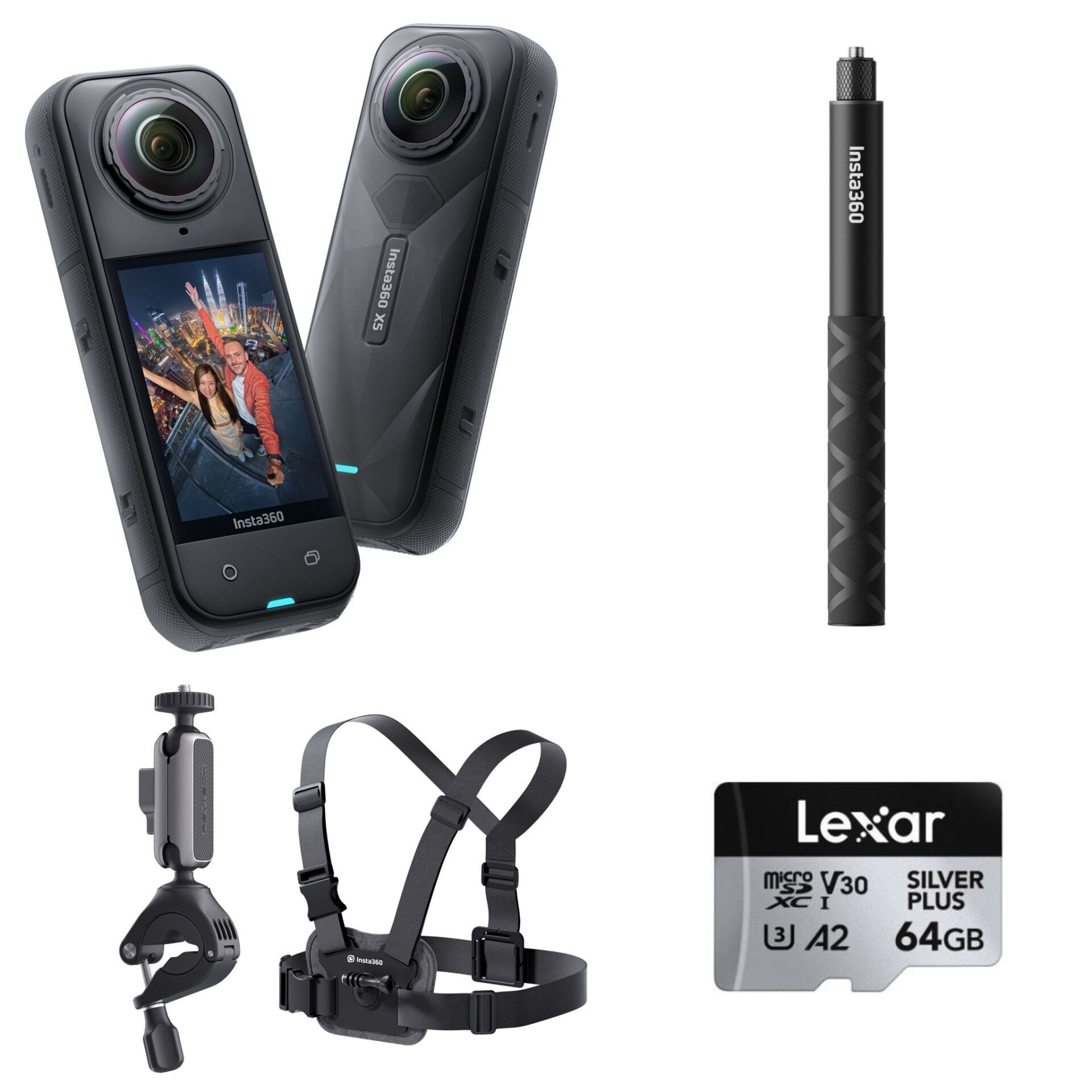 Insta360 X5 Bisiklet Kiti 64 GB Micro SD