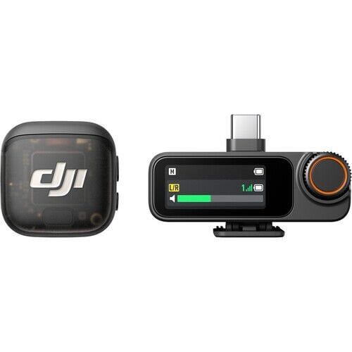 DJI Mic 3 Kompakt Kablosuz Mikrofon Sistemi/Kamera ve Akıllı Telefon için Kaydedici