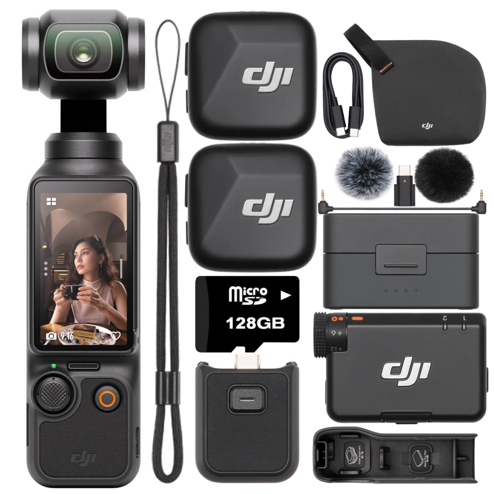 DJI Osmo Pocket 3 Vlog Combo (DJI Mic Mini İki Kişilik)