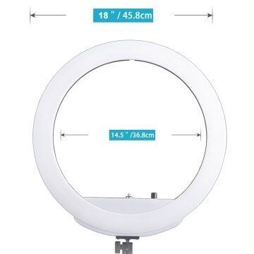 WellMaking 18'' Ring Light Led Işık - 48W Halka Işık Sistemi
