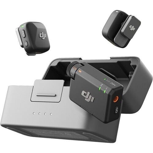DJI Mic Mini İki Kişilik Kompakt Kablosuz Mikrofon Sistemi (2TX+1RX+Charging Case)