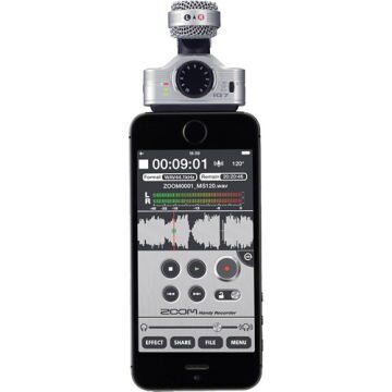 Zoom IQ7 Stereo Kayıt Mikrofonu iPhone/iPad/iPod Uyumlu