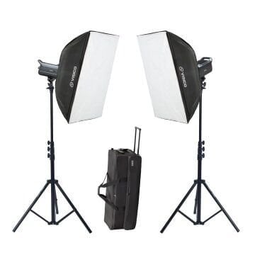 Visico Led-200ST 2’li Video Led Işık Seti (200W)