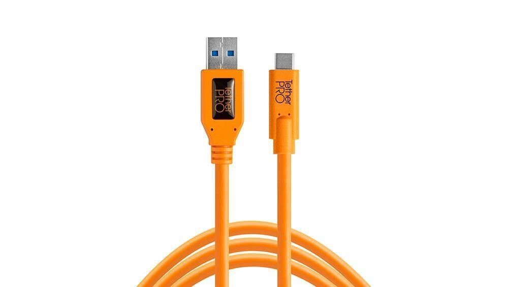 Tether Tools TetherPro USB 3.0 to USB-C 4.6 m Bağlantı Kablosu (CUC3215ORG)
