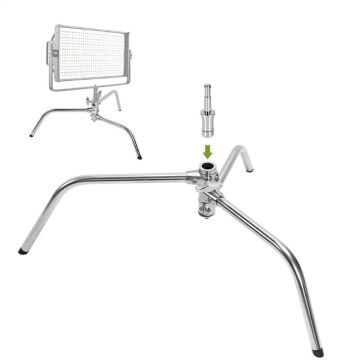 GVM C330 320cm C-Stand & Grip Arm (130cm) Kit (Çelik)