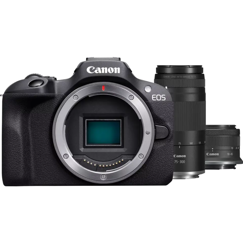 Canon EOS R100 18-45mm + 75-300mm Lens Kit
