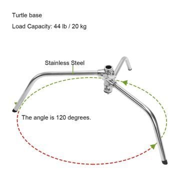 GVM C360 320cm C-Stand & Grip Arm Kit(225cm) (Çelik)