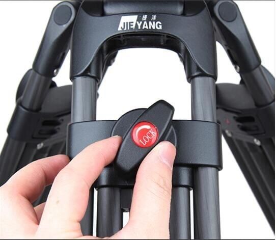 Jieyang 0606B 185cm Profesyonel Video Tripod