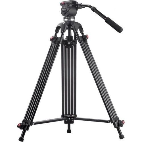 Jieyang 0606B 185cm Profesyonel Video Tripod
