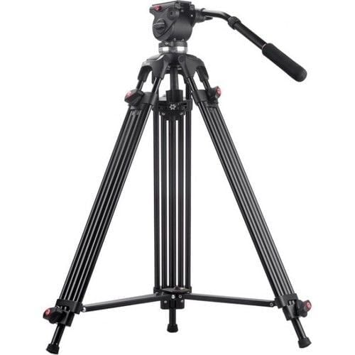 Jieyang 0606B 185cm Profesyonel Video Tripod