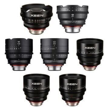 XEEN CLASSIC 14,16,24,35,50,85,135mm T1.5 Cine 7'li Set (Arri PL)