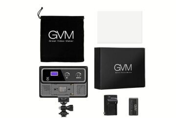 GVM 10S RGB Kamera Üstü Mobil Led Işık (NP-F Harici)