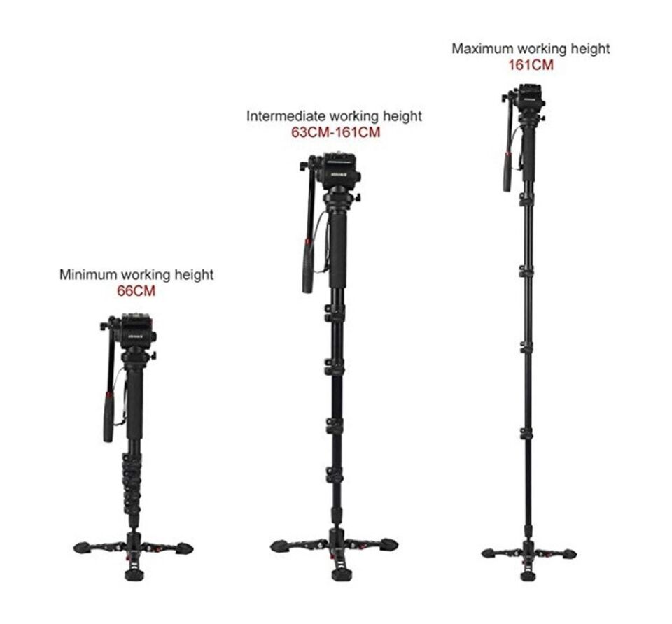JieYang JY0518B Mandallı Kilit Sistemli Monopod