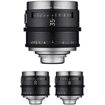 XEEN MEISTER 35, 50, 85mm T1.3 Cine 3'lü Set (Arri PL)