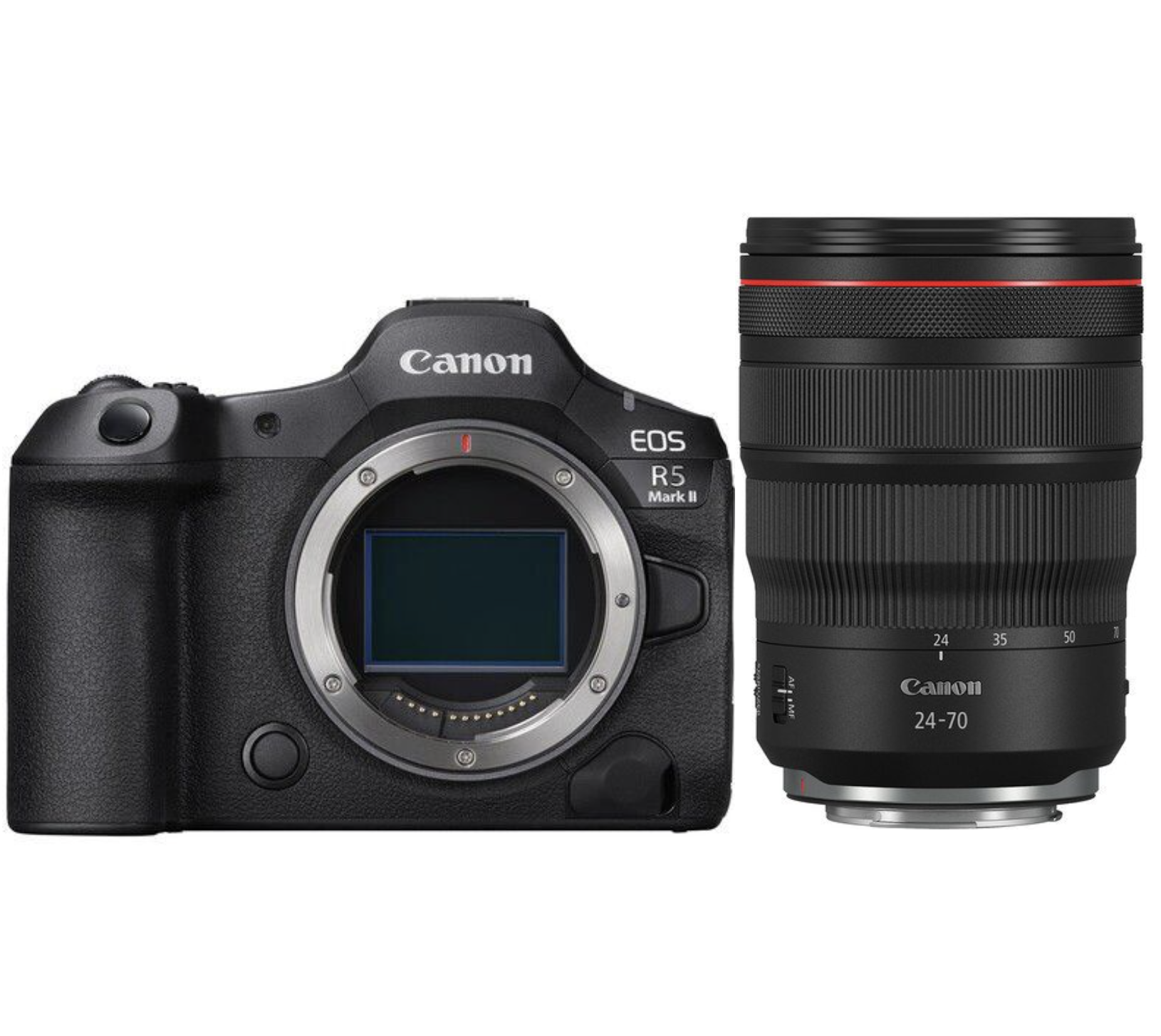 Canon EOS R5 Mark II RF 24-70 2.8 L Lensli Fotoğraf Makinesi