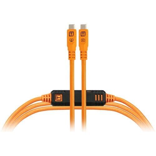 Tether Tools Tether Pro Optima 10G USB-C to USB-C 4.6m Bağlantı Kablosu ( CUC15G2-ORG )