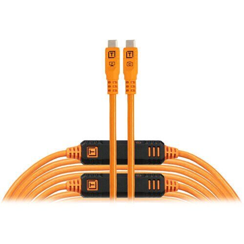 Tether Tools Tether Pro Optima 10G USB-C to USB-C 9.4m Bağlantı Kablosu ( CUC31G2-ORG )