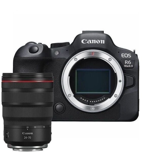 Canon EOS R6 Mark II + RF 24-70mm f/2.8L IS USM Kit (Canon Eurasia Garantili)