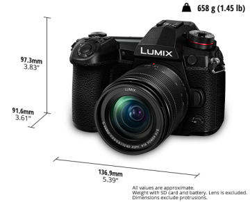 Panasonic Lumix G9 + Lumix 12-60mm F3.5-5.6 Lens