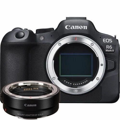 Canon EOS R6 Mark II Body + Mount Adaptör Aynasız Fotoğraf Makinesi (Canon Eurasia Garantili)