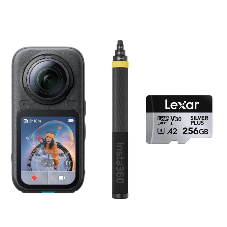 Insta360 X6 Aksiyon Kamerası - No Drone No Problem Kit