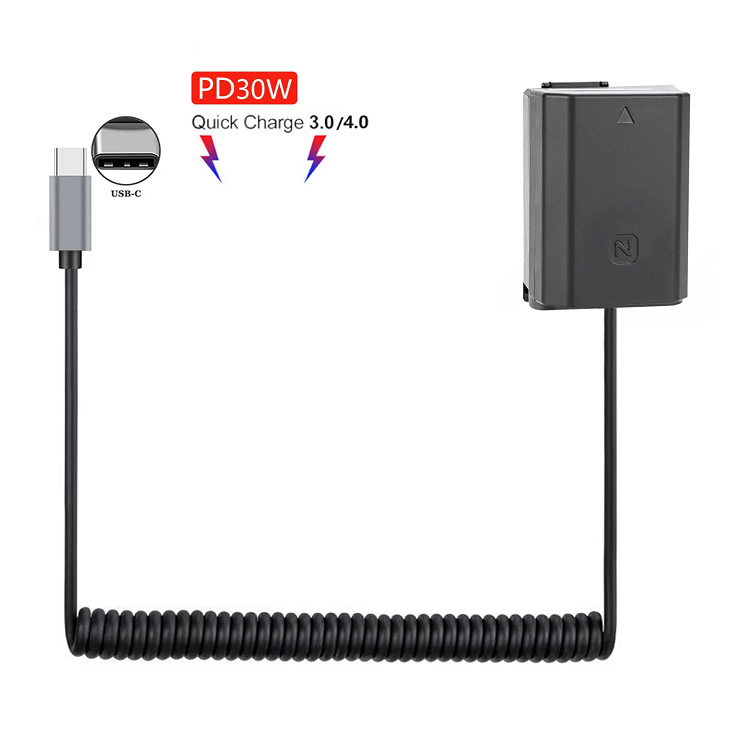 Andoer D10277 NP-FZ100 Kukla Pil Type-C USB-C
