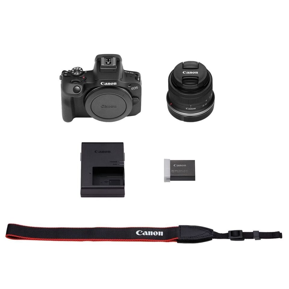 Canon EOS R100 + 18-45mm Lens Travel Kit Aynasız Fotoğraf Makinesi