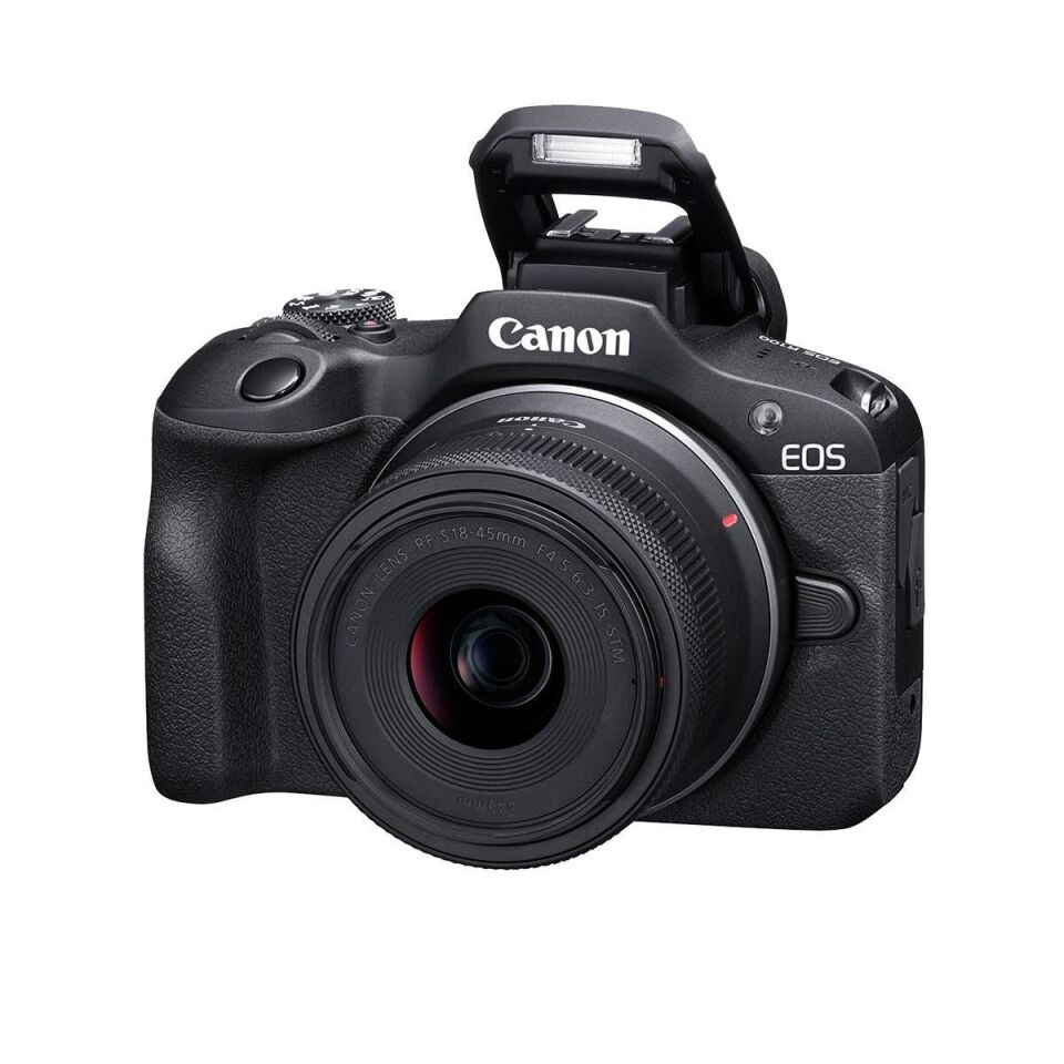 Canon EOS R100 + 18-45mm Lens Travel Kit Aynasız Fotoğraf Makinesi (Canon Eurasia Garantili)
