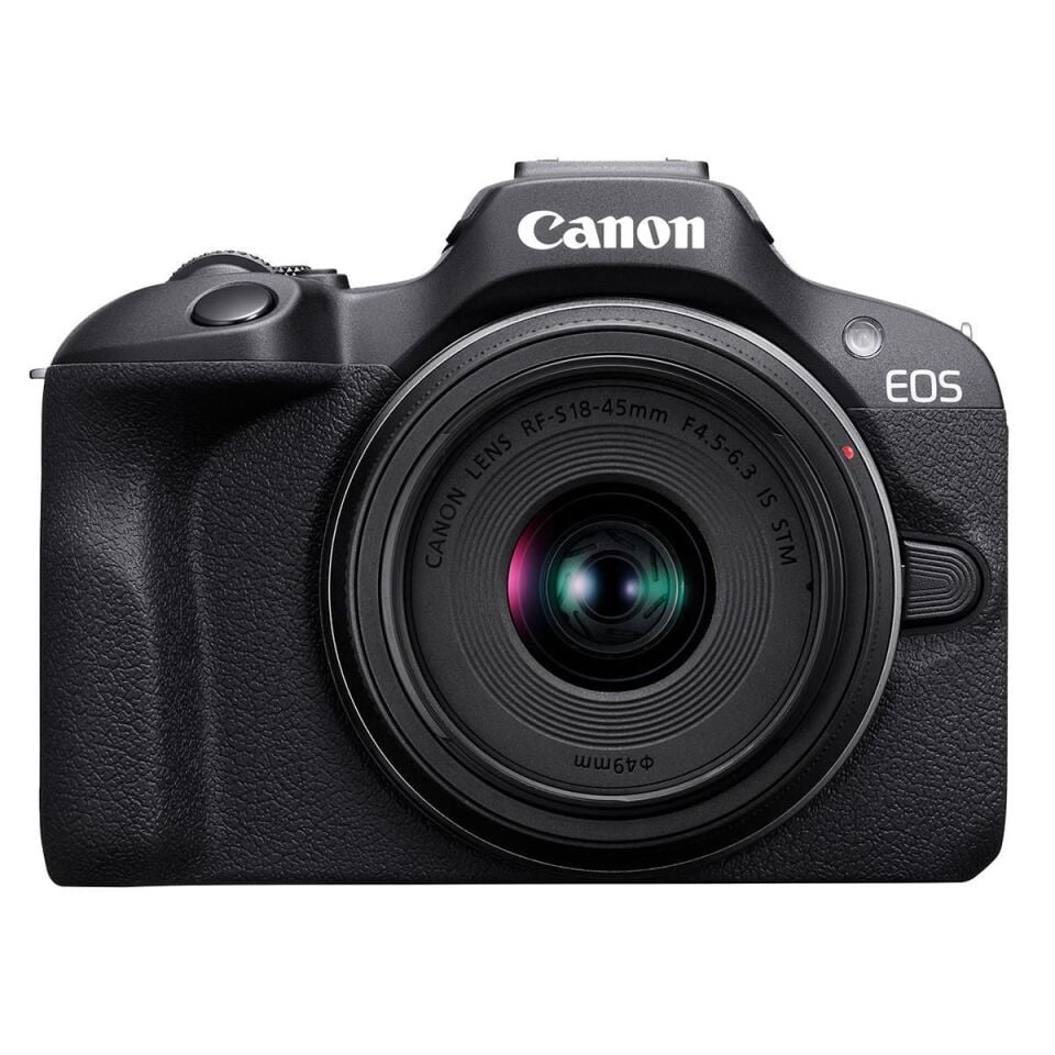Canon EOS R100 + 18-45mm Lens Travel Kit Aynasız Fotoğraf Makinesi (Canon Eurasia Garantili)