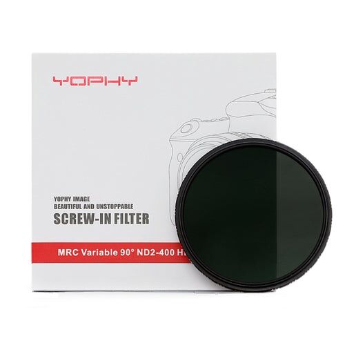 Yophy 72mm VND2-400 Variable ND Filtre 1-8 Stop